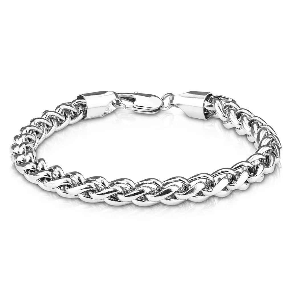Round Spiga Chain Stainless Steel Bracelets - Image 13