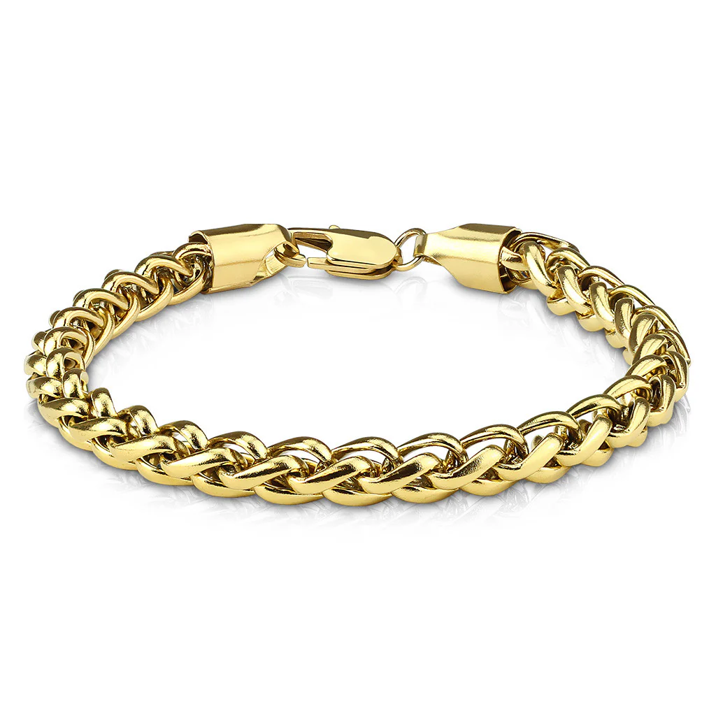 Round Spiga Chain Stainless Steel Bracelets - Image 4